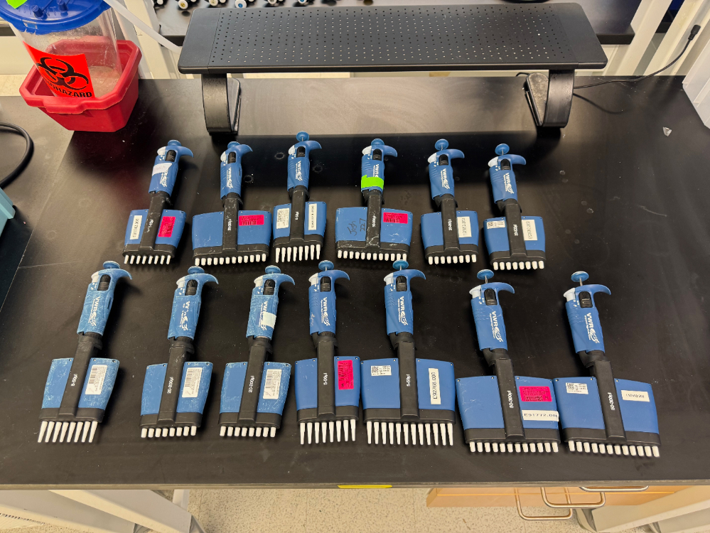 Image of VWR Ergonomic High Performance Multichannel Pipettes - Quantity 11